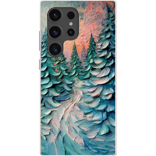 Impasto Winter Forest Bio Case