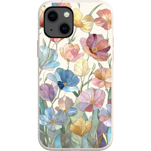 Stained Glass Flowers Bio Case