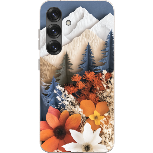 Paper Floral Mountain Bio Case