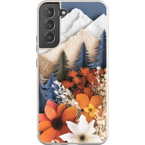 Paper Floral Mountain Bio Case