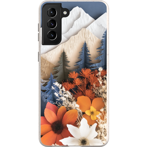Paper Floral Mountain Bio Case