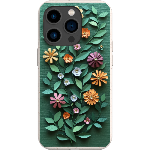 Paper Cut Colorful Floral Bio Case