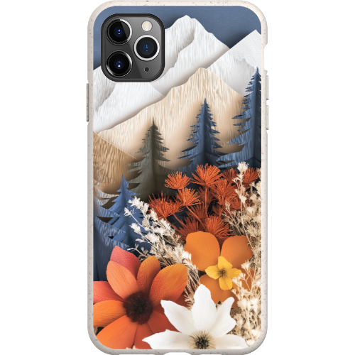 Paper Floral Mountain Bio Case