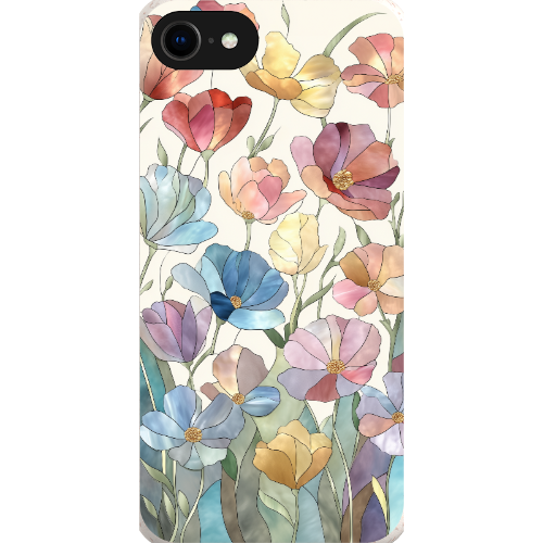 Stained Glass Flowers Bio Case