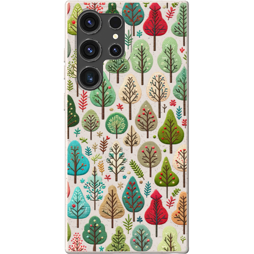 Small Festive Trees Bio Case