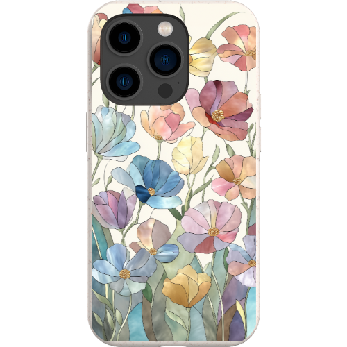 Stained Glass Flowers Bio Case