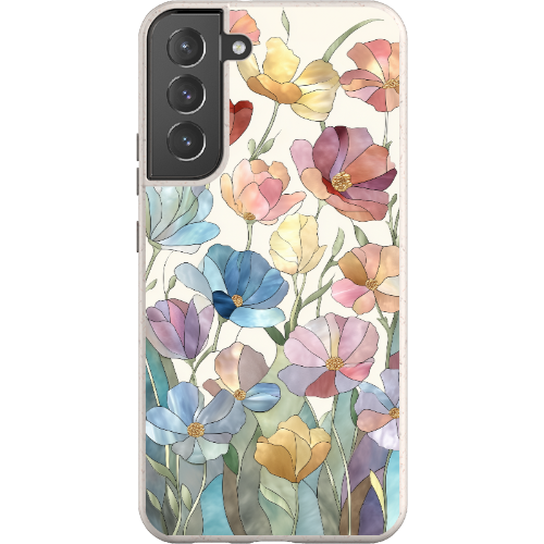 Stained Glass Flowers Bio Case