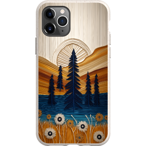 Folded Paper Mountain Bio Case
