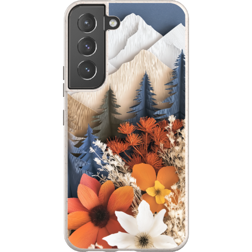 Paper Floral Mountain Bio Case