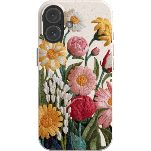Floral Embroidered 2 Look Bio Case
