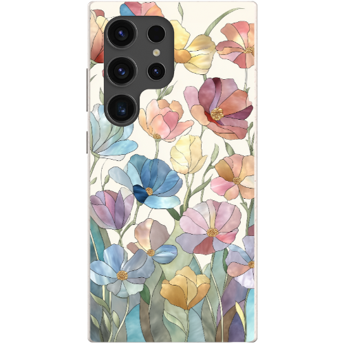 Stained Glass Flowers Bio Case