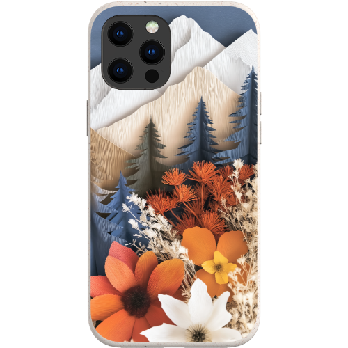 Paper Floral Mountain Bio Case
