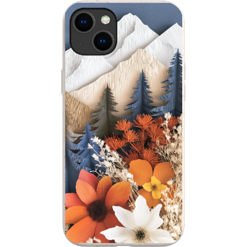 Paper Floral Mountain Bio Case