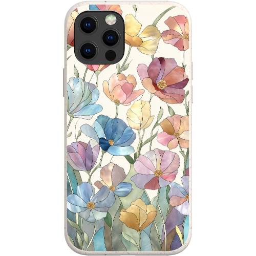 Stained Glass Flowers Bio Case