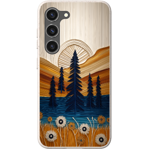 Folded Paper Mountain Bio Case