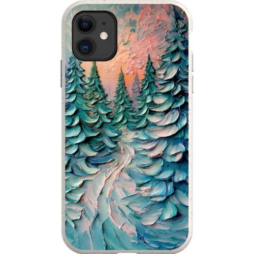 Impasto Winter Forest Bio Case