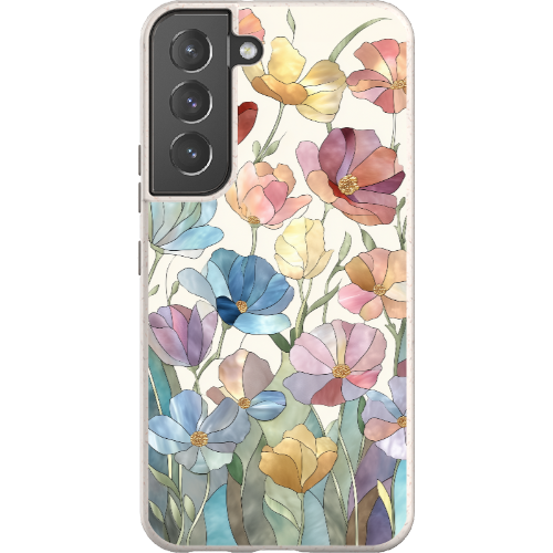 Stained Glass Flowers Bio Case