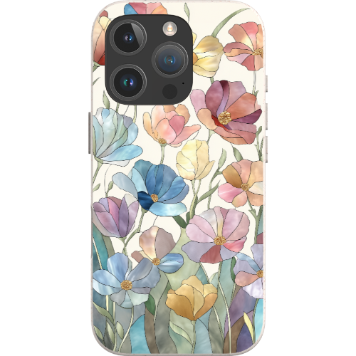 Stained Glass Flowers Bio Case
