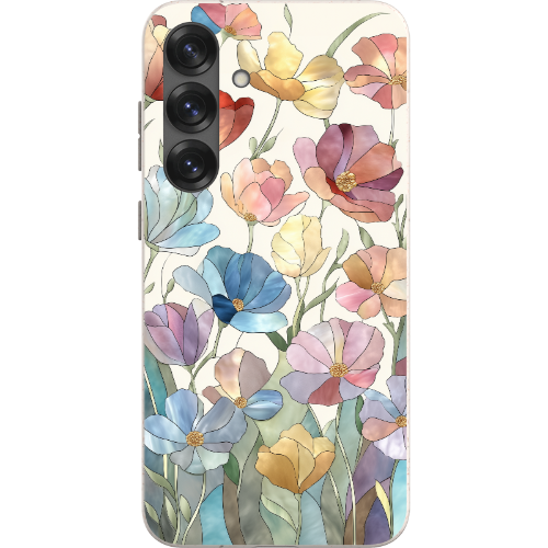 Stained Glass Flowers Bio Case