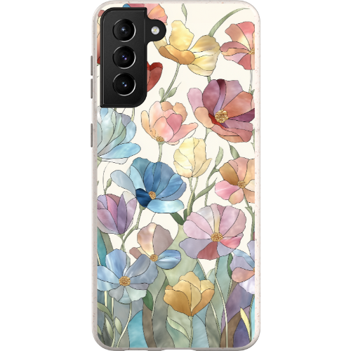 Stained Glass Flowers Bio Case