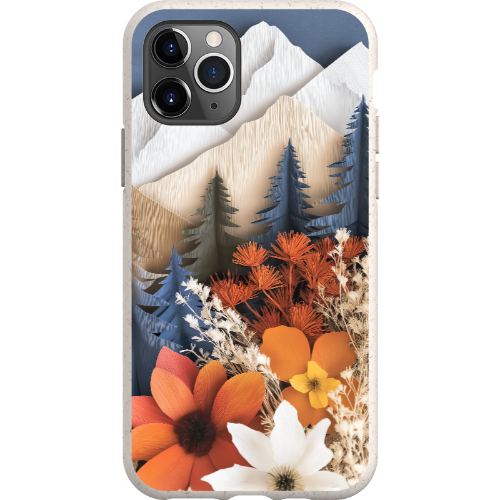 Paper Floral Mountain Bio Case