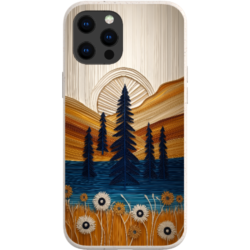 Folded Paper Mountain Bio Case