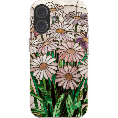 Daisy Stained Glass Bio Case
