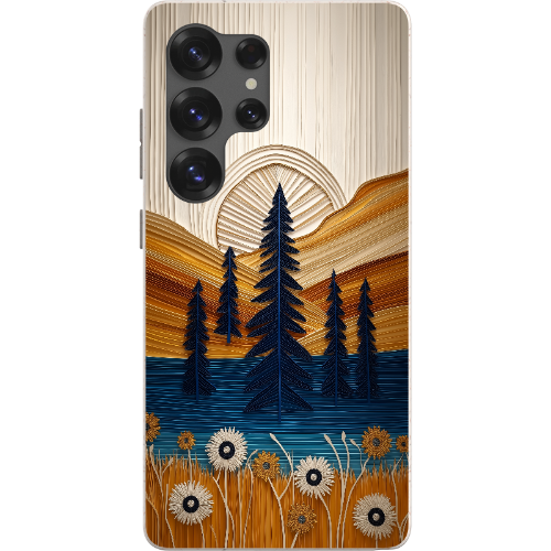 Folded Paper Mountain Bio Case