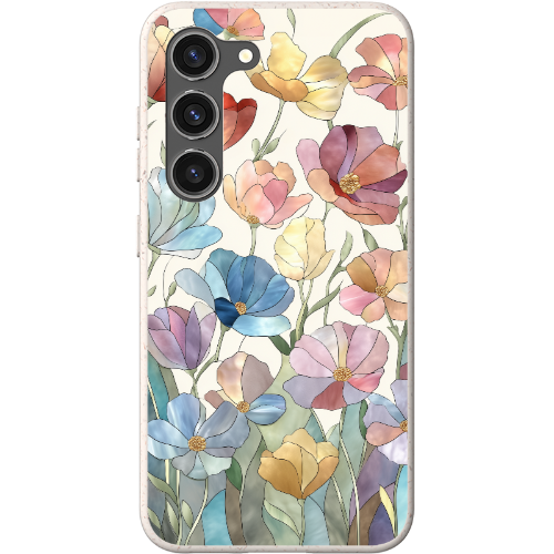 Stained Glass Flowers Bio Case