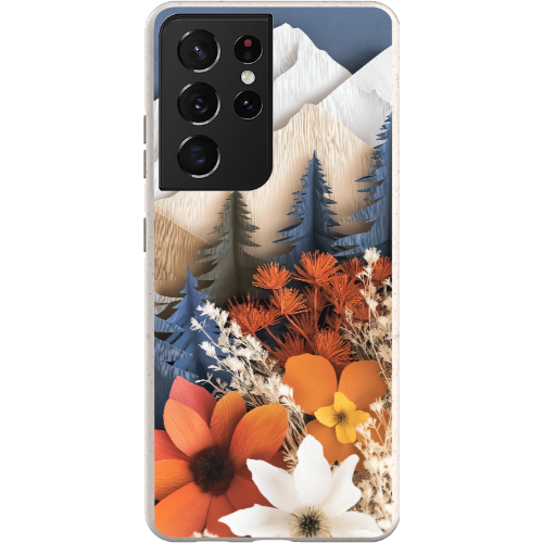 Paper Floral Mountain Bio Case