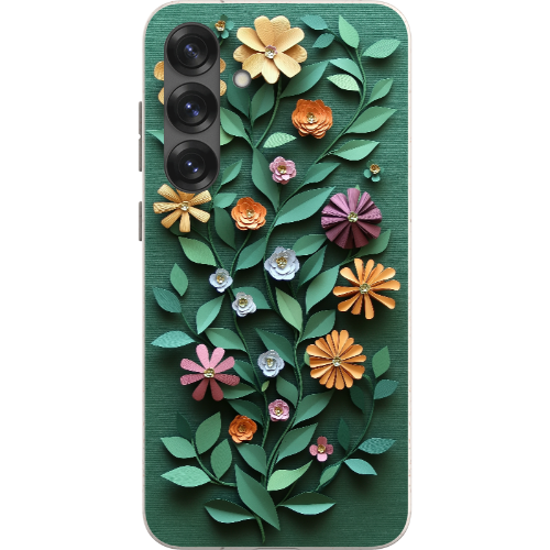 Paper Cut Colorful Floral Bio Case