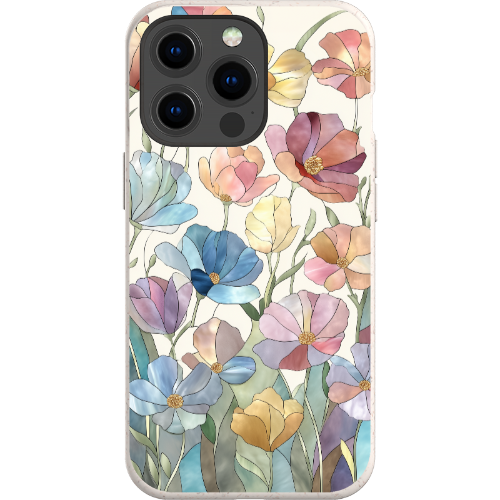 Stained Glass Flowers Bio Case