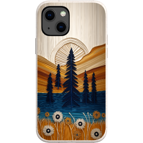 Folded Paper Mountain Bio Case