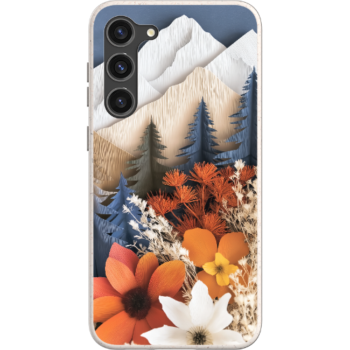 Paper Floral Mountain Bio Case