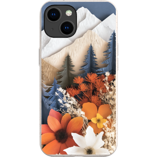 Paper Floral Mountain Bio Case