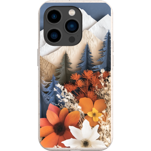 Paper Floral Mountain Bio Case
