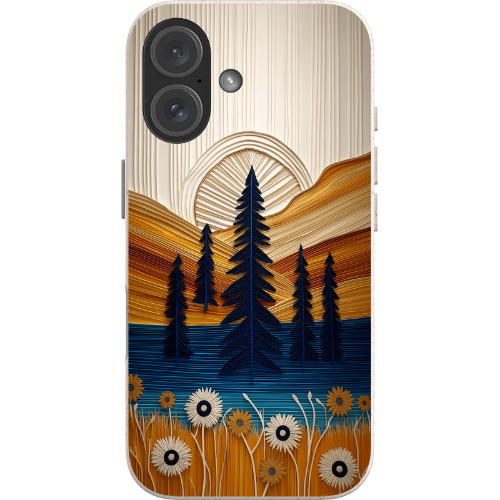 Folded Paper Mountain Bio Case