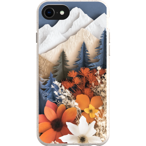 Paper Floral Mountain Bio Case