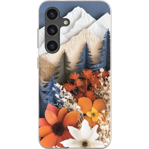 Paper Floral Mountain Bio Case