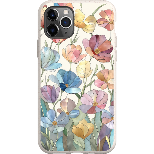 Stained Glass Flowers Bio Case