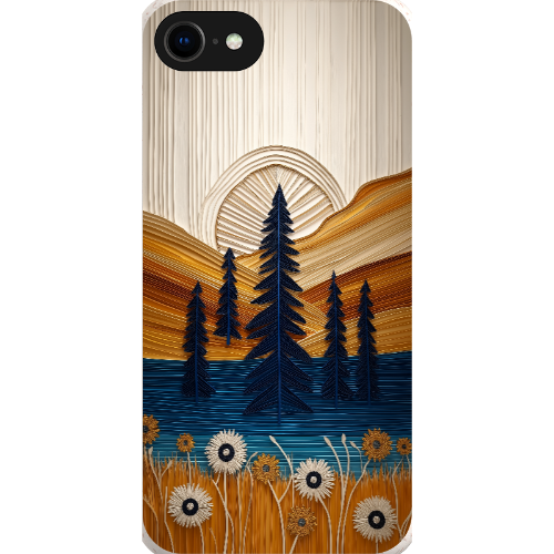 Folded Paper Mountain Bio Case