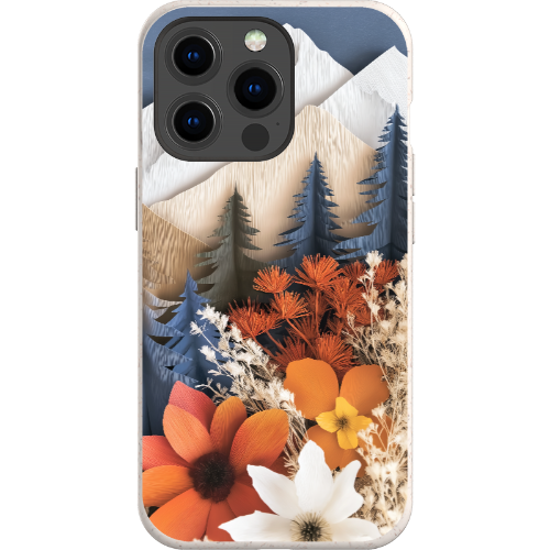 Paper Floral Mountain Bio Case