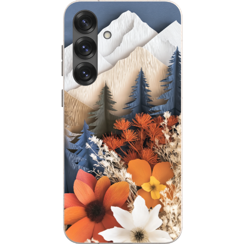 Paper Floral Mountain Bio Case