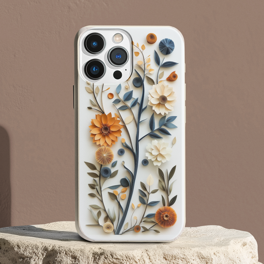 Paper Cut Boho Floral Bio Case