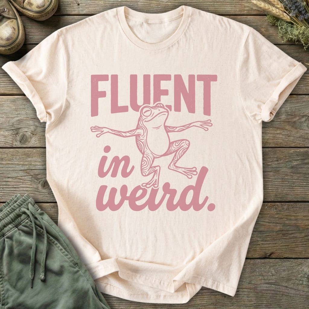 Printify T-Shirt Fluent In Weird T-Shirt