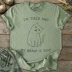 Printify T-Shirt Brain Is Soup T-Shirt