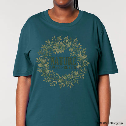 Nature Over Profits Wreath T-Shirt