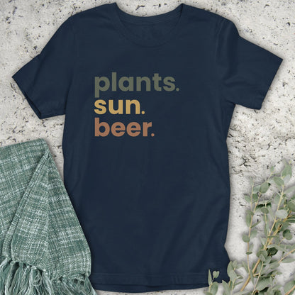 Plants Sun Beer T-Shirt