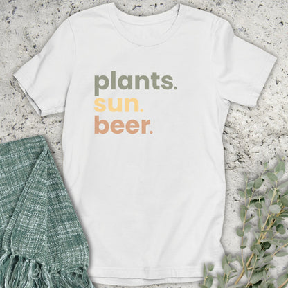 Plants Sun Beer T-Shirt