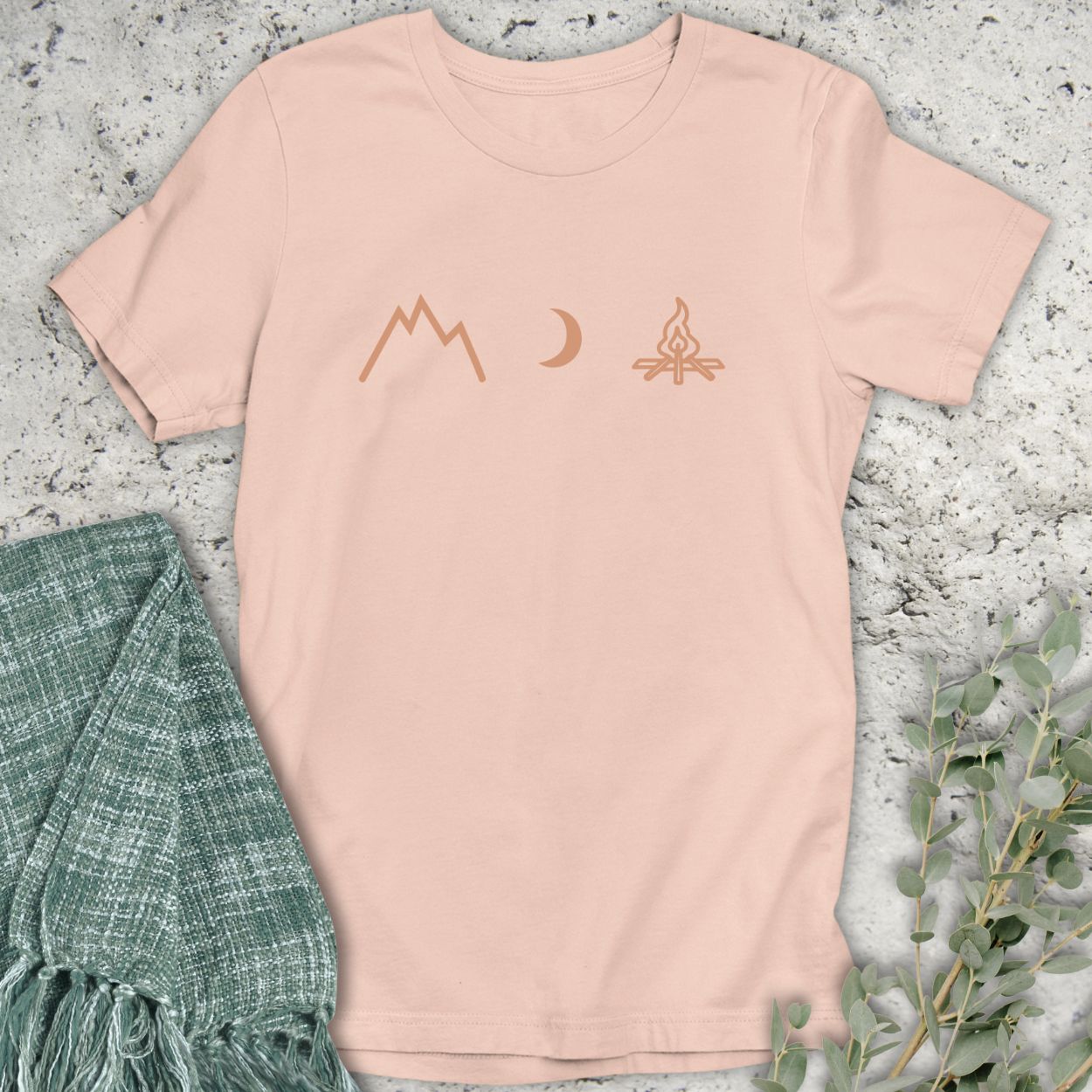Mountain Campfire Nights Textless T-Shirt